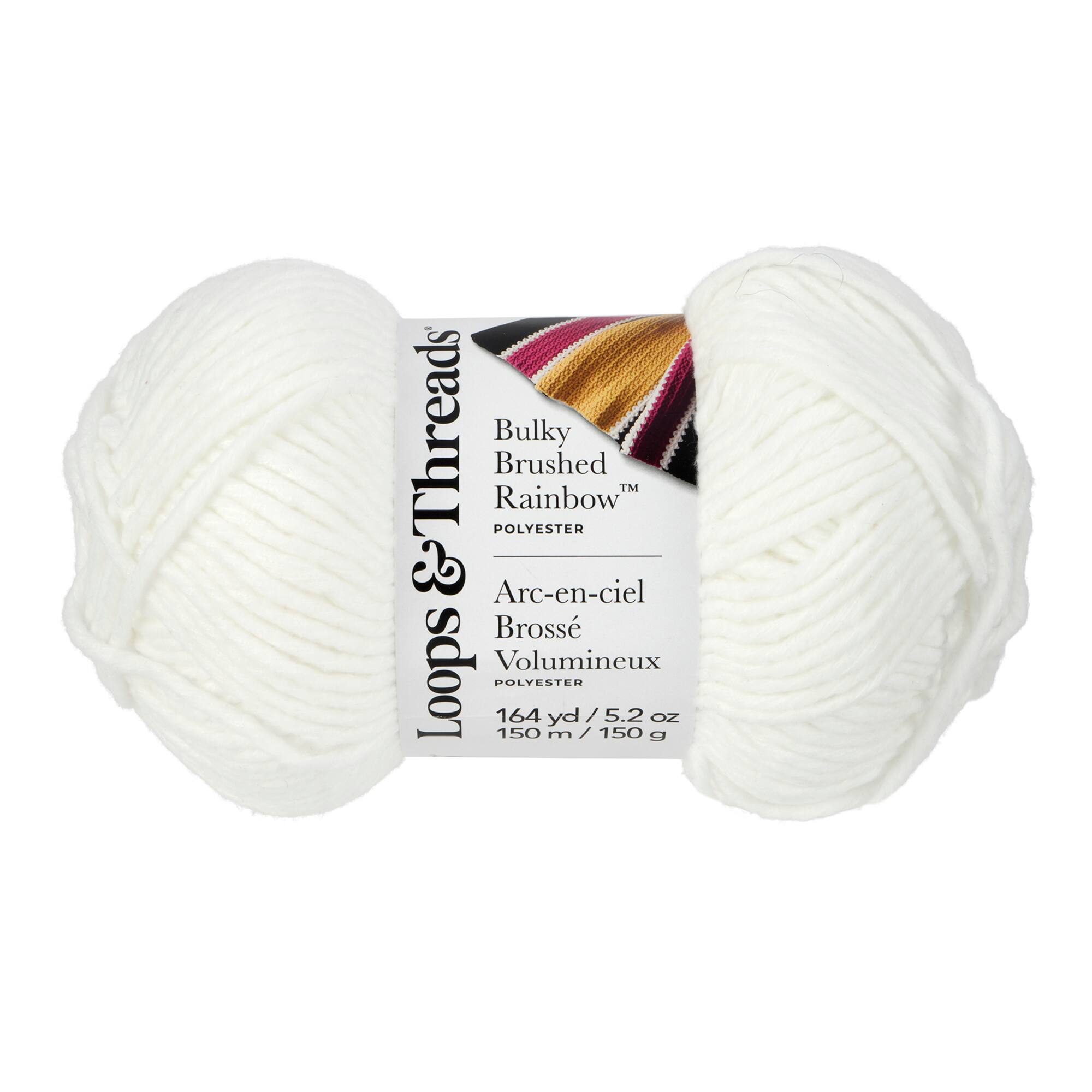 Bulky Brushed Rainbow™ Yarn by Loops & Threads
